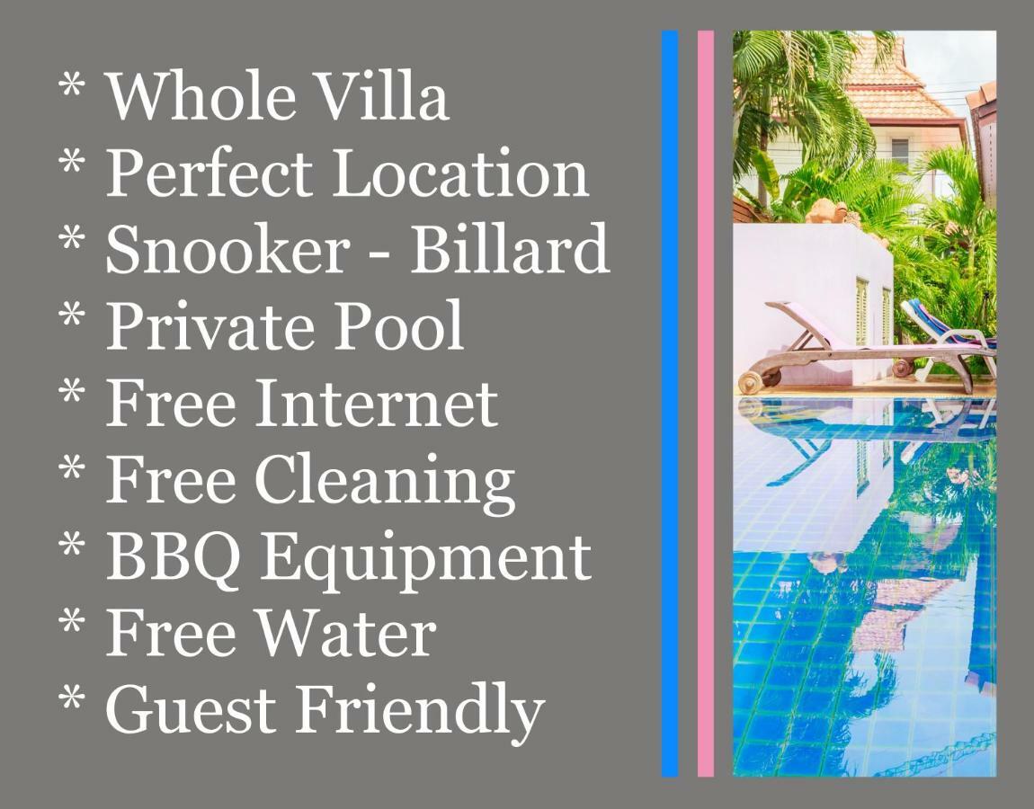 Corner Villa - Pattaya Holiday House Walking Street 4 Bedrooms Exterior foto